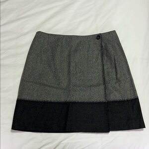 Gray and Black Women's Skirt